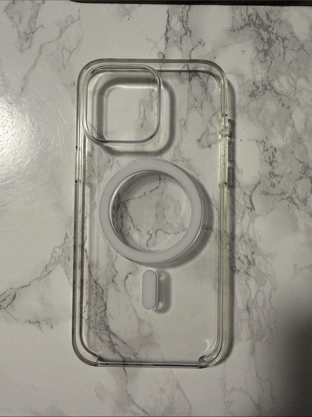 Apple Clear Magnetic Ring Phone Case - iPhone 14 Pro Max